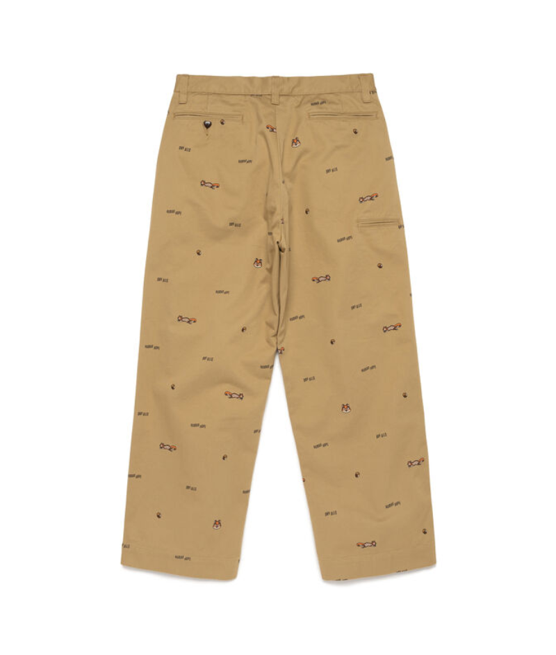 Human Hope Chino Pants Beige Front Human Hope Chino Pants Beige front view