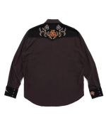 Human Made Charcoal Western Shirt back view