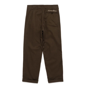 Human Made Brown Tuck Pants back view