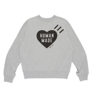 Human Made Daily Sweatshirt Gray front view