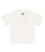 Back view of the Human Made Red Heart White Graphic T Shirt, showing the rear appearance and any visible graphic details.