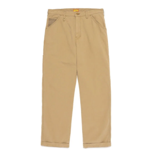 Human Made Beige Painter Pants front view