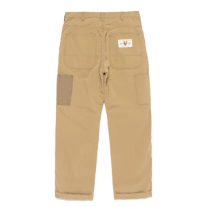 Human Made Beige Painter Pants back view