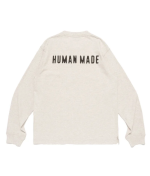 Human Made Henley White Neck Shirt back view