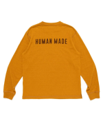 Human Made Henley Yellow Neck Shirt back view