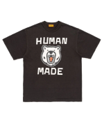 Human Made New Bear Graphic T-Shirt Black front view