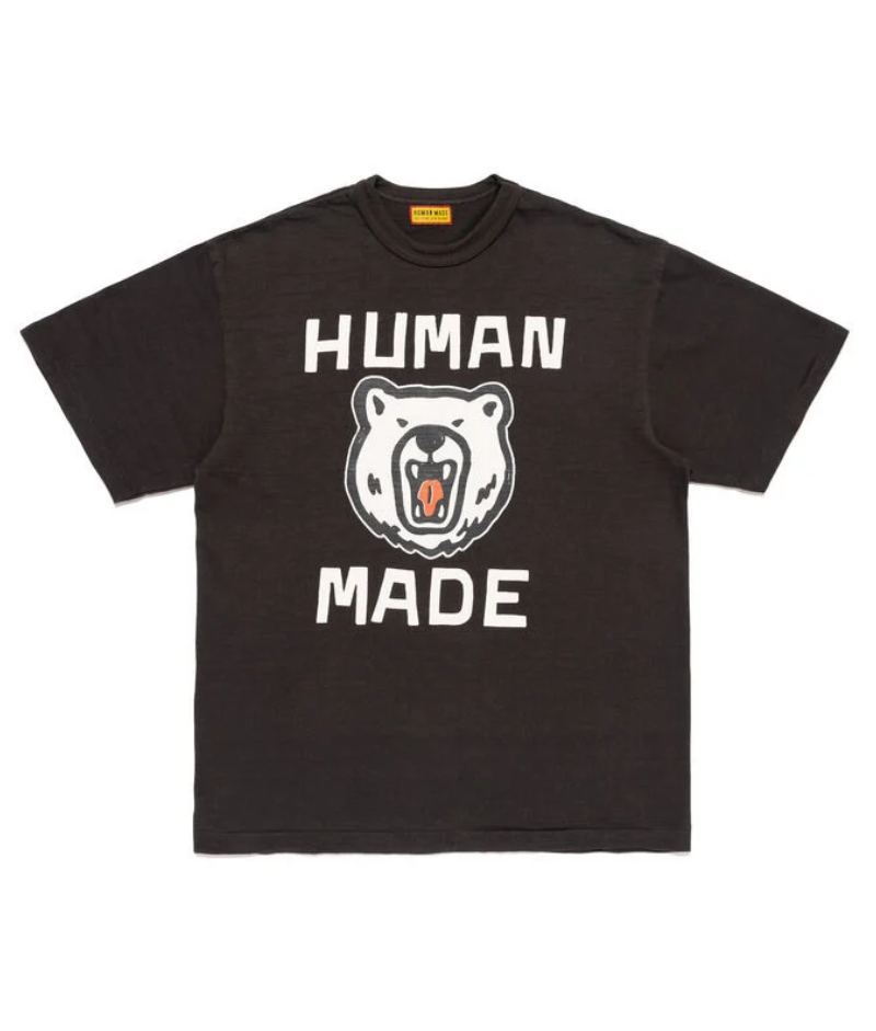 Human Made New Bear Graphic T-Shirt Black Front Human Made New Bear Graphic T-Shirt Black front view