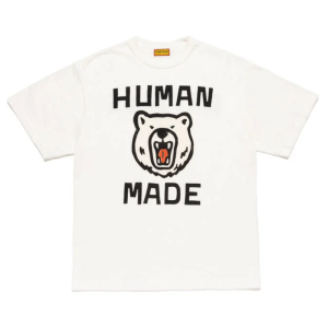 Human Made New Bear Graphic T-Shirt White front view