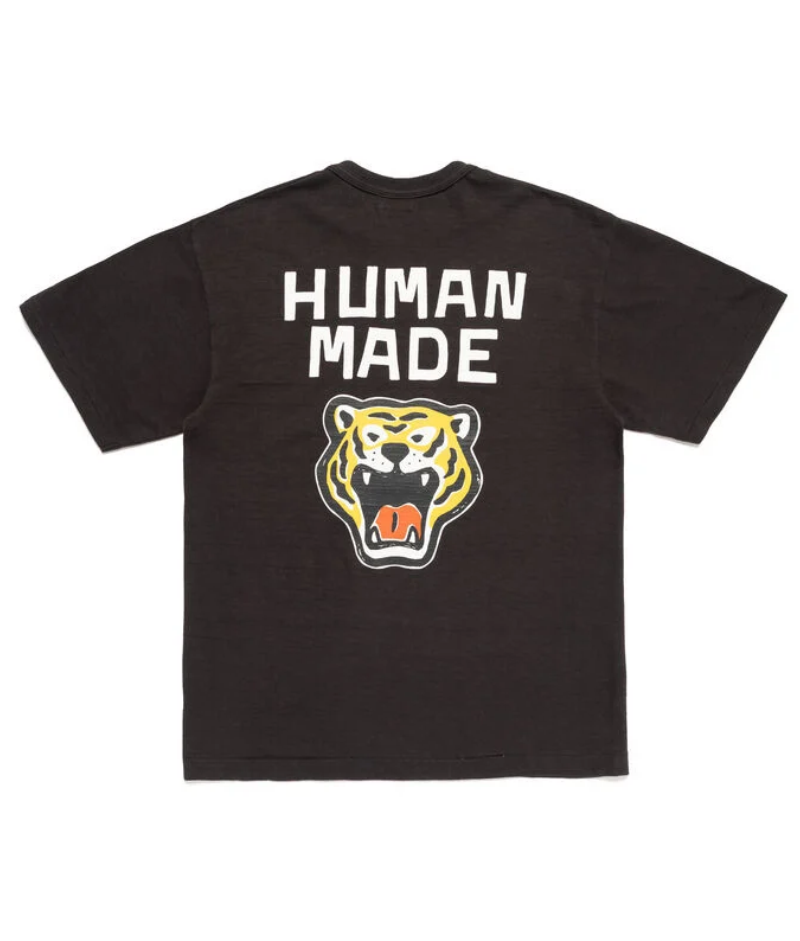 Human Made Tiger Graphic New T-Shirt Black Back Human Made Tiger Graphic New T-Shirt Black back view