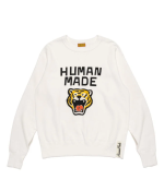 Human Made Tiger Tsuriami Sweatshirt White front view